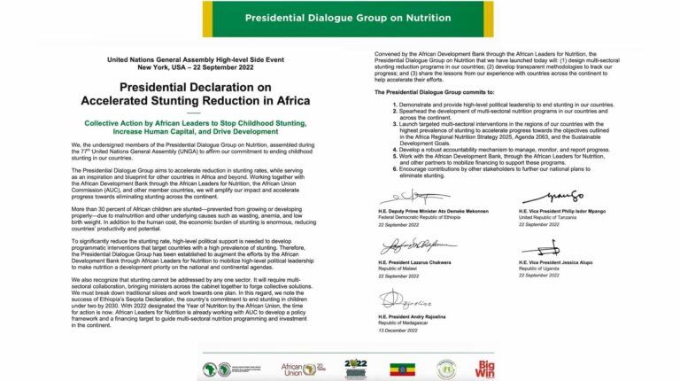 A Continental Blueprint: YADAM Foundation Carries Forward the UN Vision to End Child Stunting 787074990_122193117392661541_5159349024803737754_n
