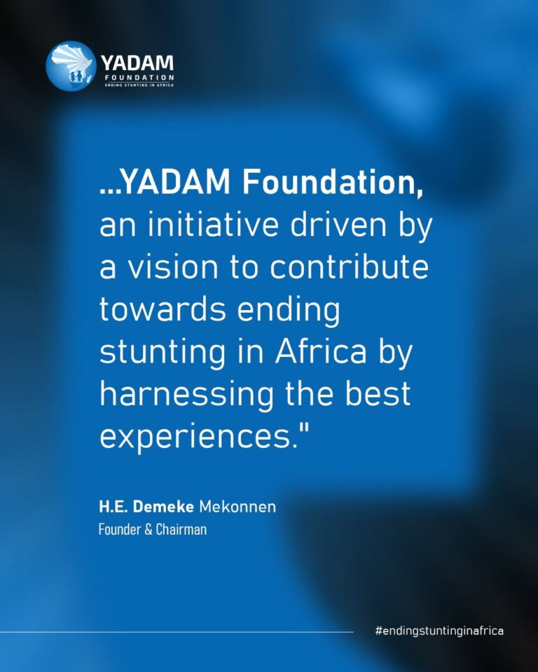 ...YADAM Foundation,an initiative driven bya vision to contributetowards endingstunting in Africa byharnessing the bestexperiences." 787483369_122193105878661541_4378957049802976229_n