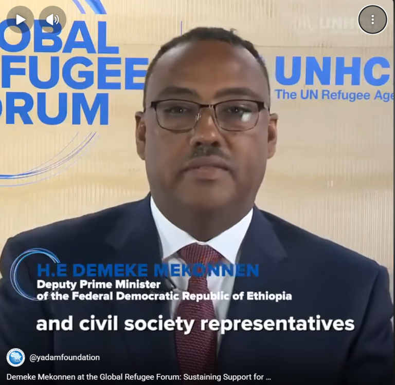 His Excellency Mr. Demeke Mekonnen Speech To The UNHCR Screenshot 2026-09-02 233308